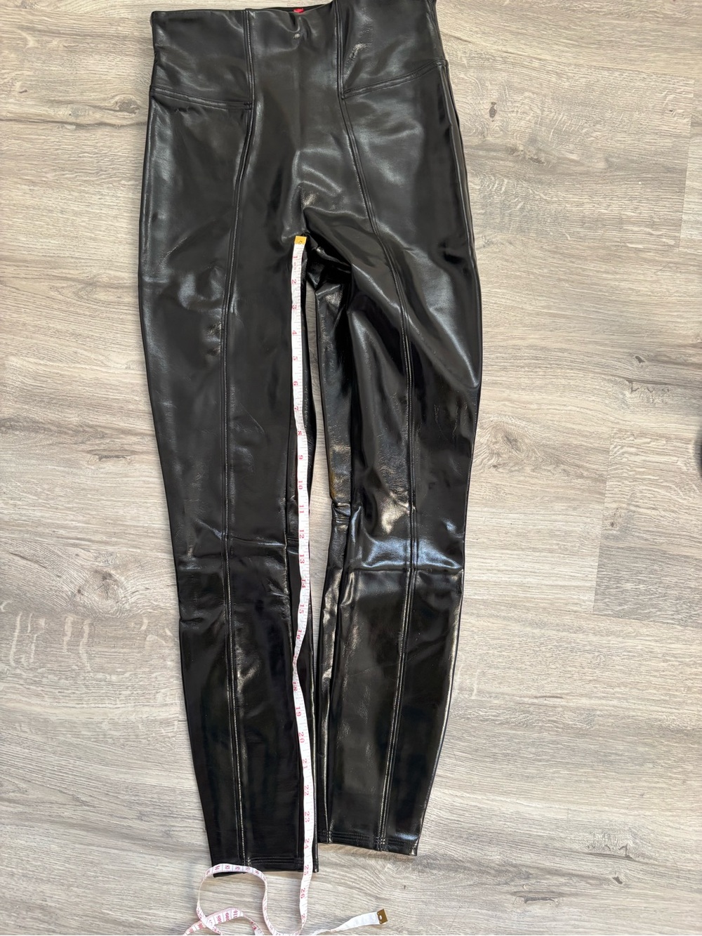 Spanx patent Leather Women’s High-Waist Jeans